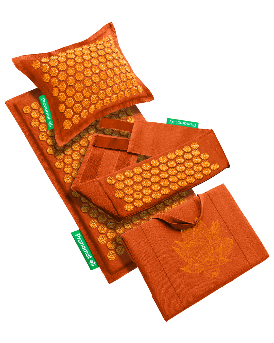 Masážní set Pranamat (podložka + polštář + belt + taška)
