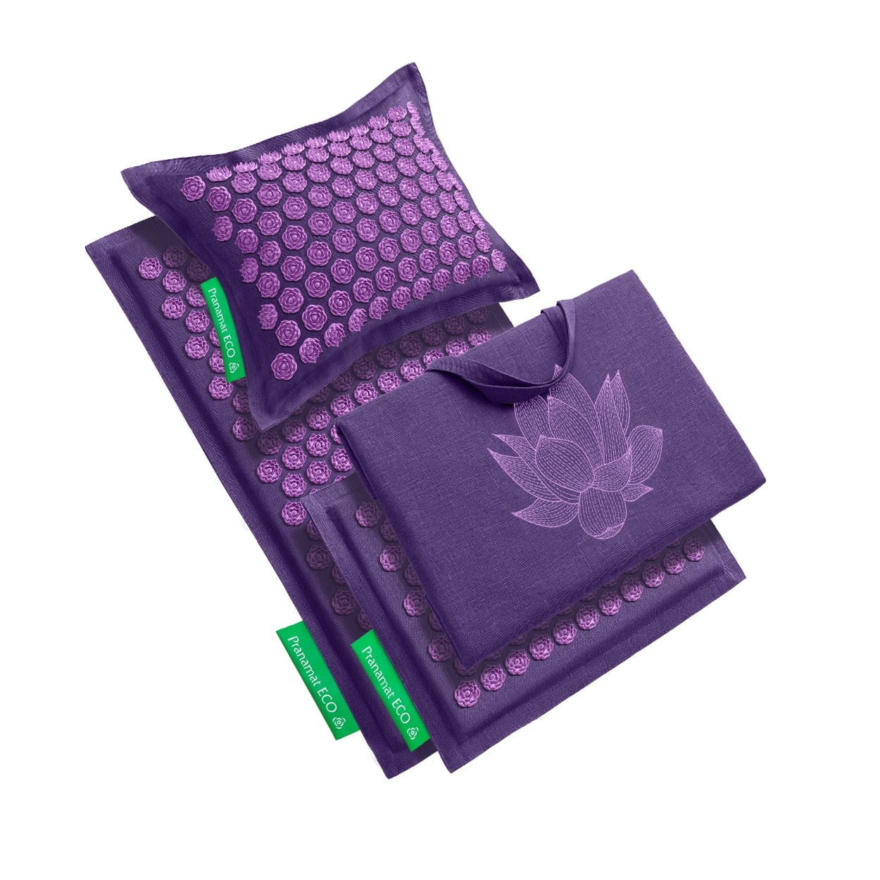 Sada Pranamat (Podložka + PranaPolštář + Mini Podložka + Velká Taška) Lavender