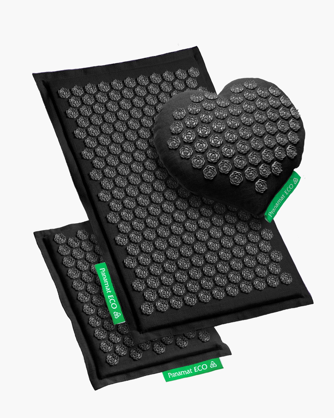 Pranamat Podložka + Velké Srdce + Mini (Black edition)