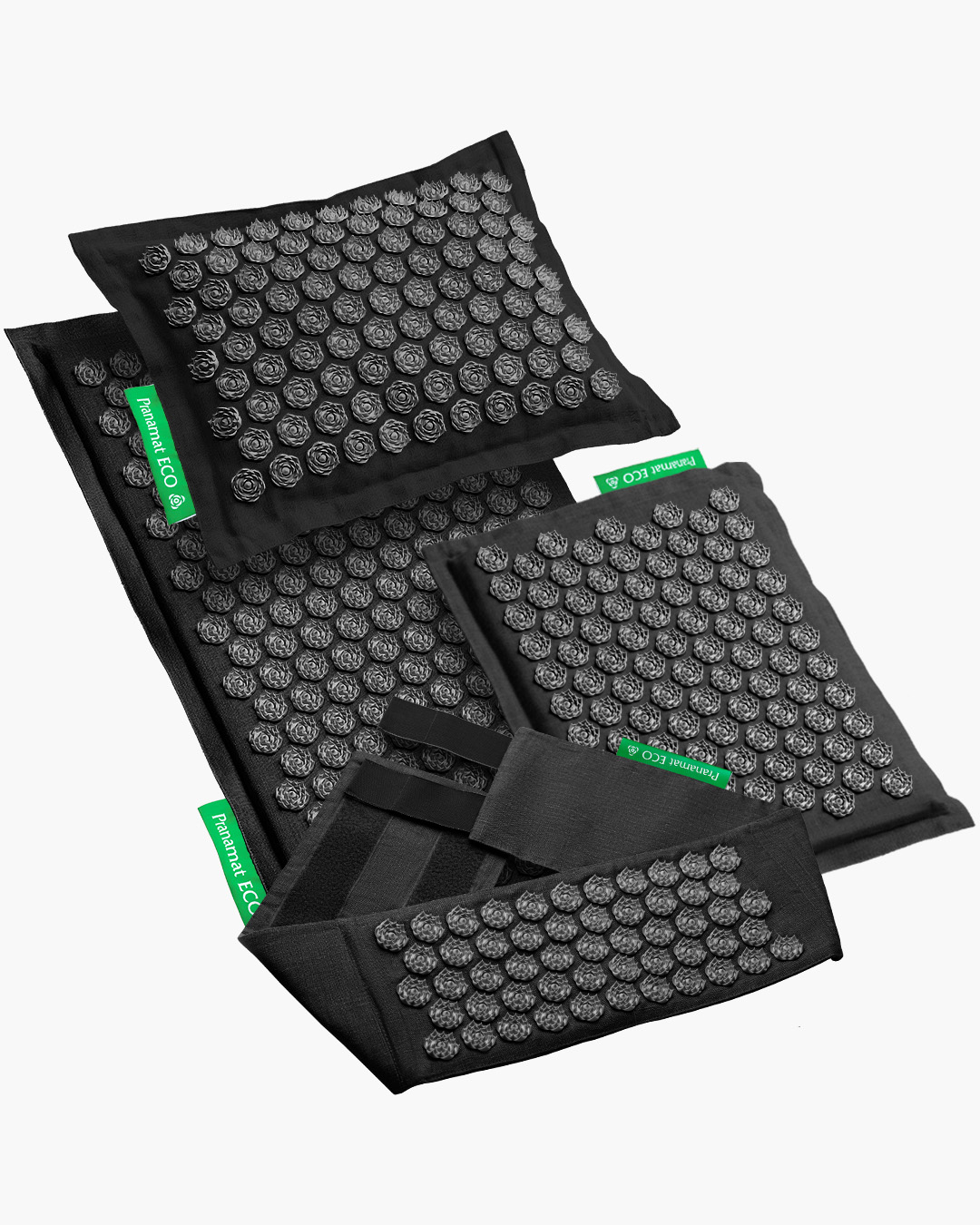 Pranamat + PranaPillow + Mini + PranaBelt (Black)