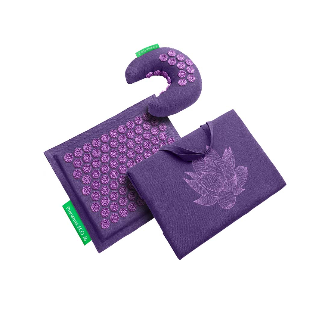 Pranamat Set (Mini + Měsíček + Velká Taška)  Levandulová