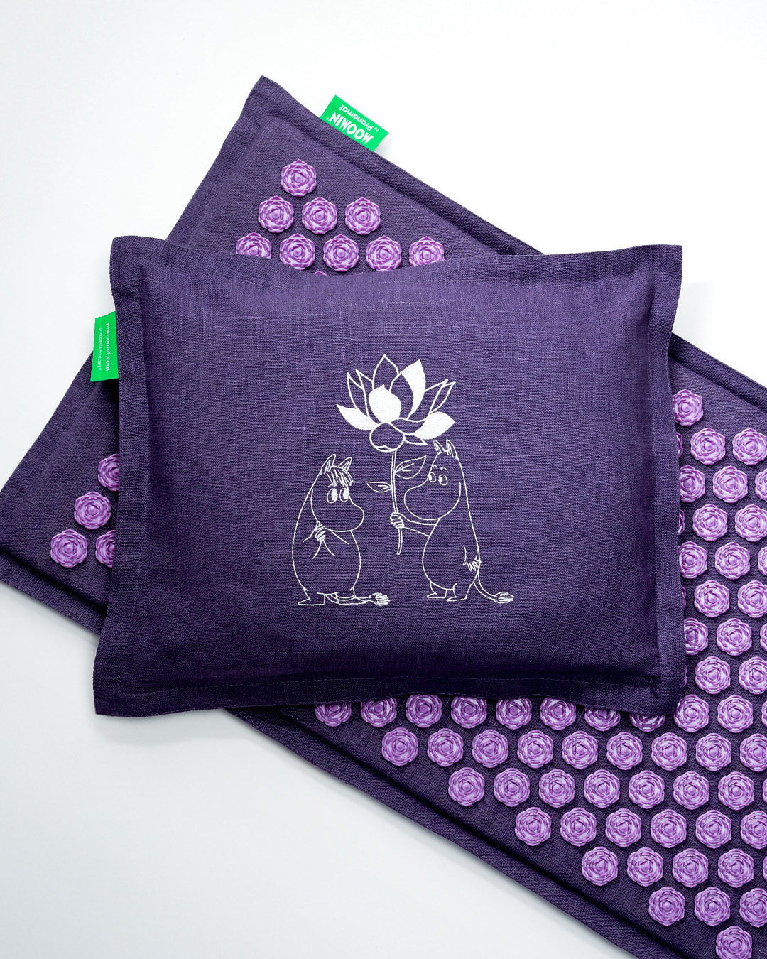 Pranamat + Polštář (Lavender) Moomin kolekce