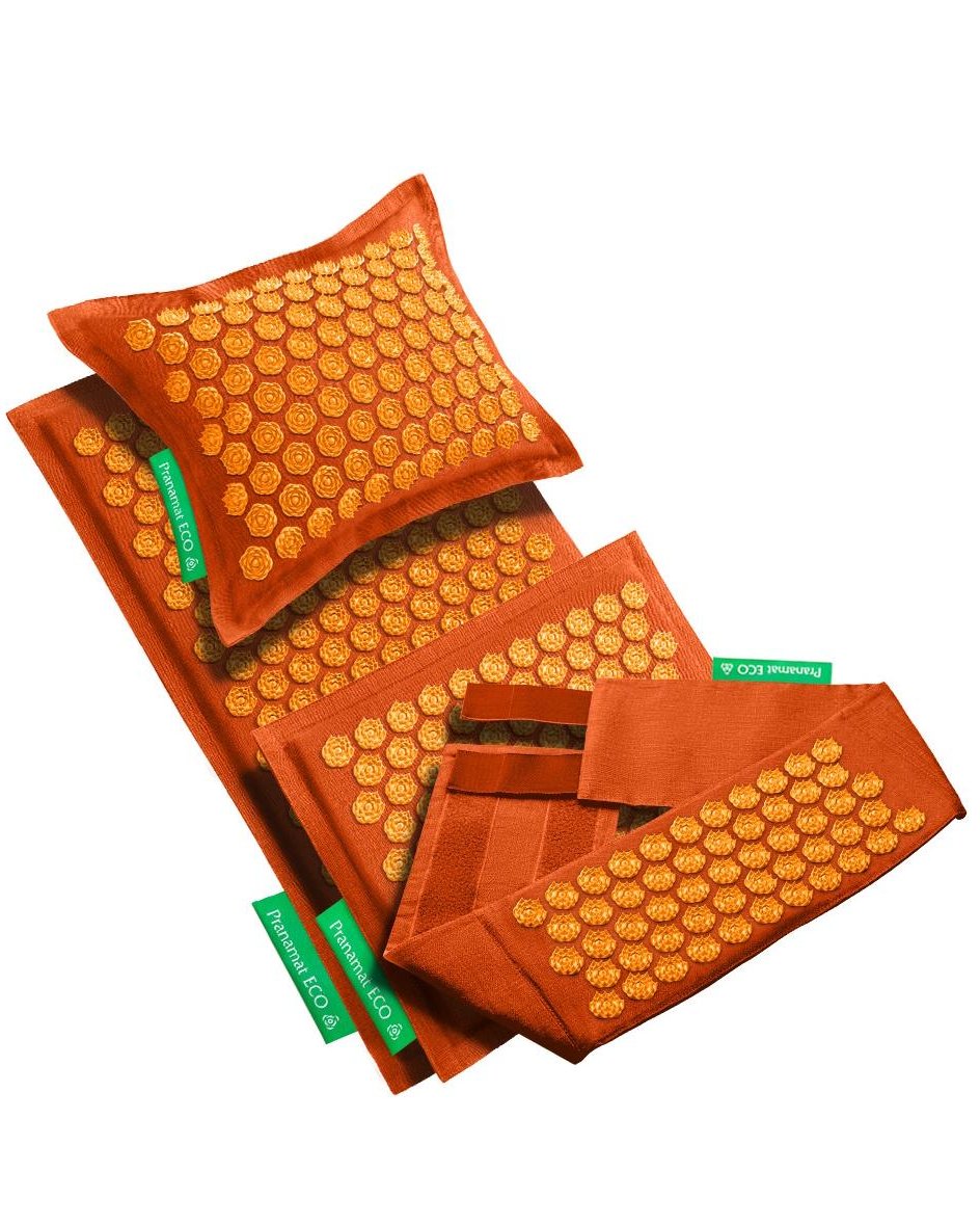 Masážní set Pranamat (podložka + polštář + mini + belt)
