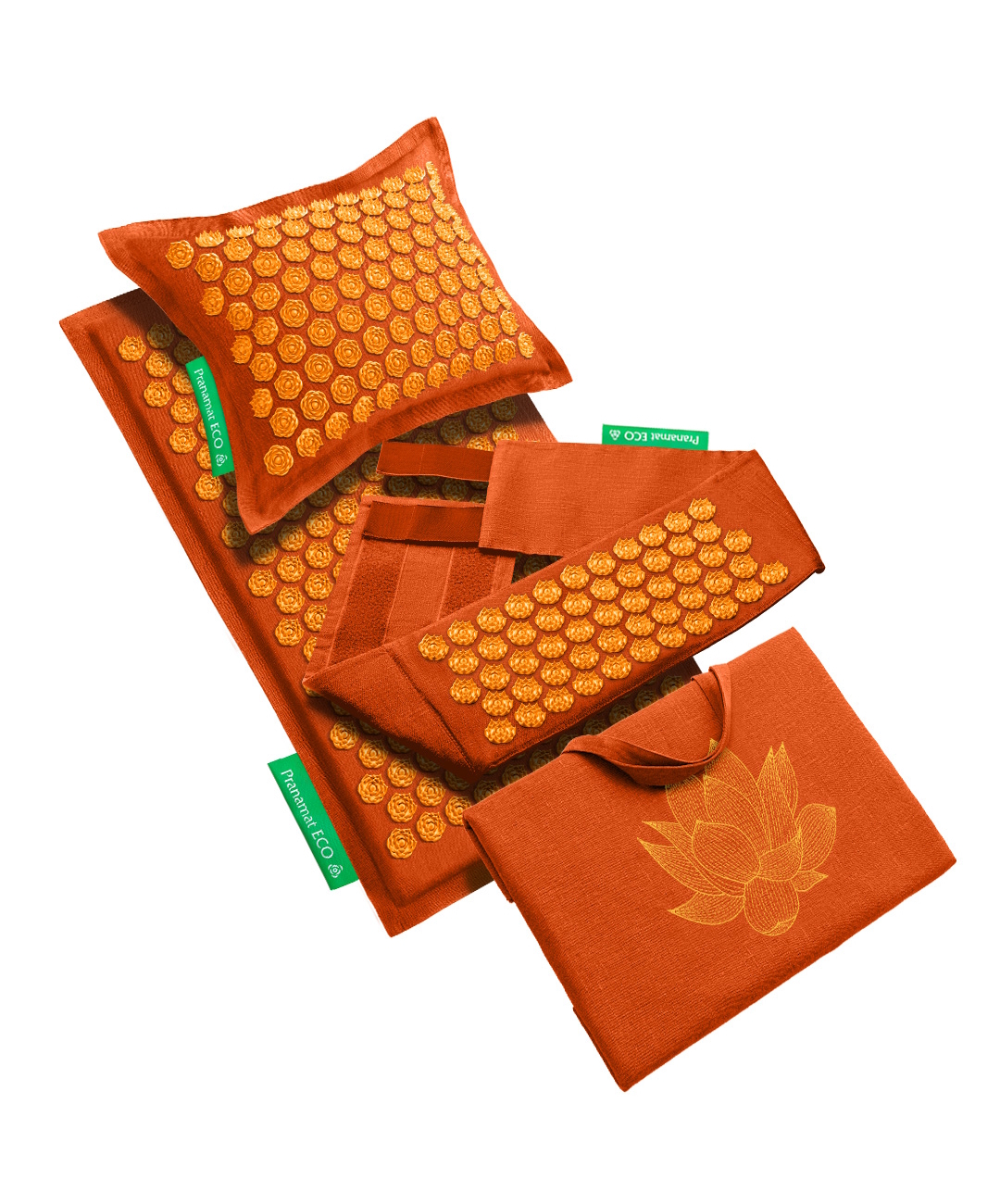 Masážní set Pranamat (podložka + polštář + belt + taška)