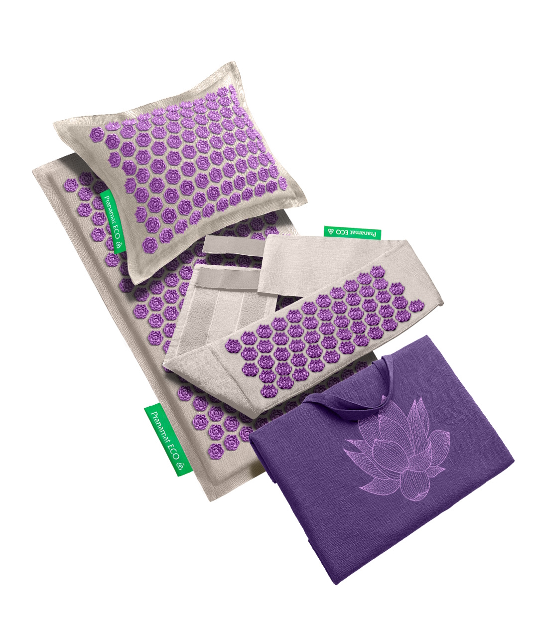 Masážní set Pranamat (Podložka + Polštář + Belt + Taška)