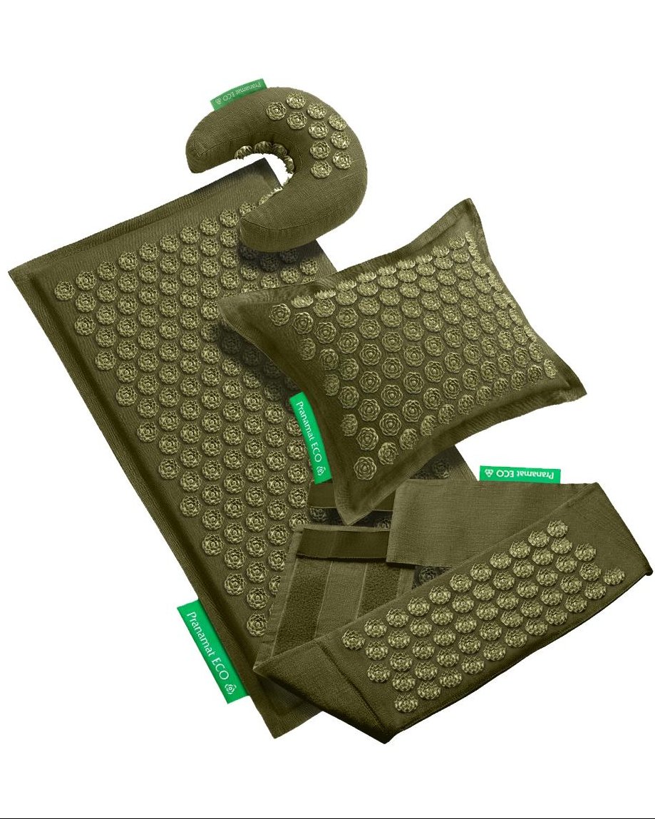 Masážní set Pranamat (Podložka + Polštář + Měsíček + Belt)