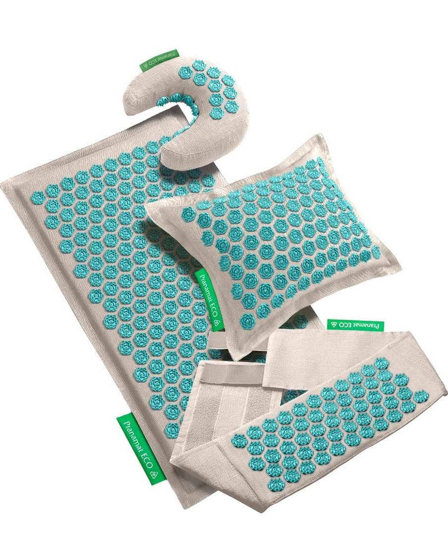 Masážní set Pranamat (Podložka + Polštář + Měsíček + Belt)