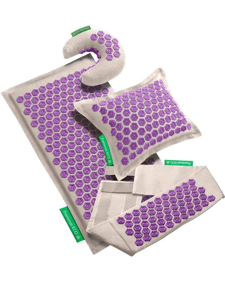 Masážní set Pranamat (Podložka + Polštář + Měsíček + Belt)