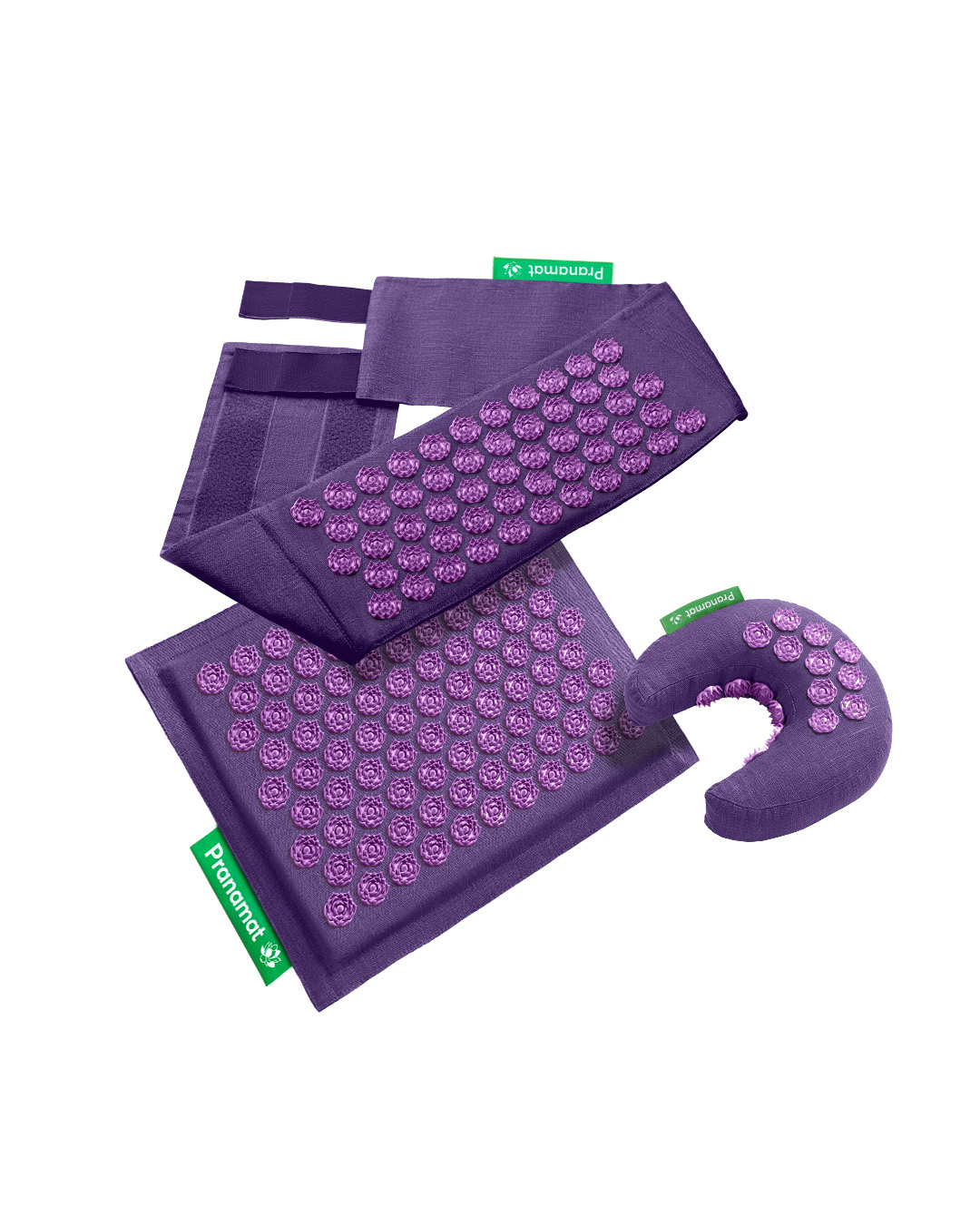 Pranamat Set (Mini + Měsíček + Belt)  Levandulová