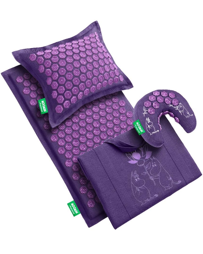 Masážní set Pranamat (Podložka + Polštář + Měsíček + Taška) Moomin