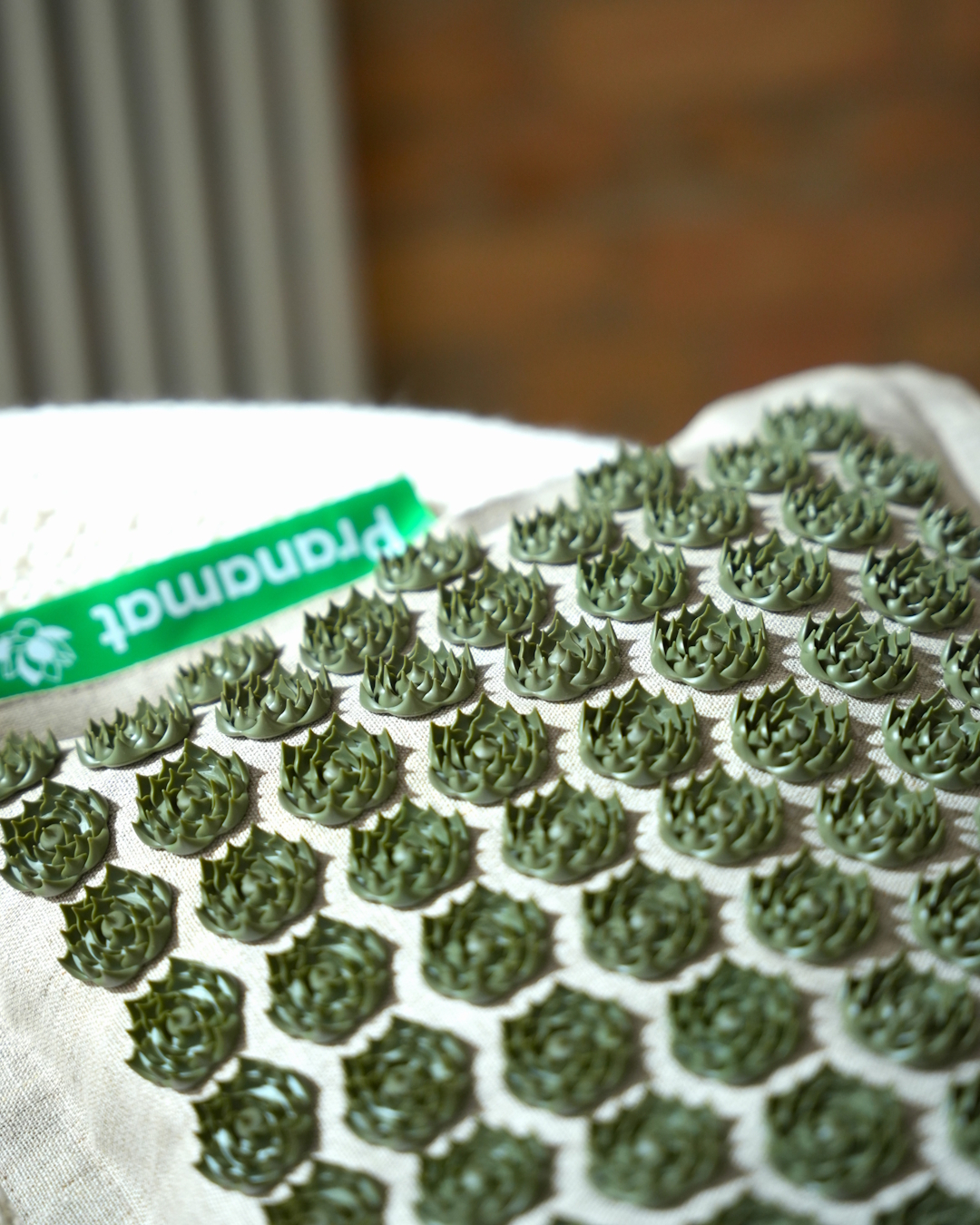 Pranamat + Polštář (Natural & Olive)