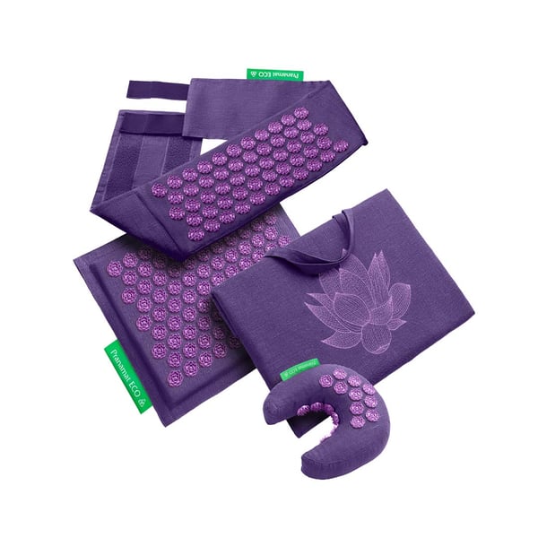 Pranamat Set (Mini + Měsíček + Belt + Velká Taška)  Levandulová