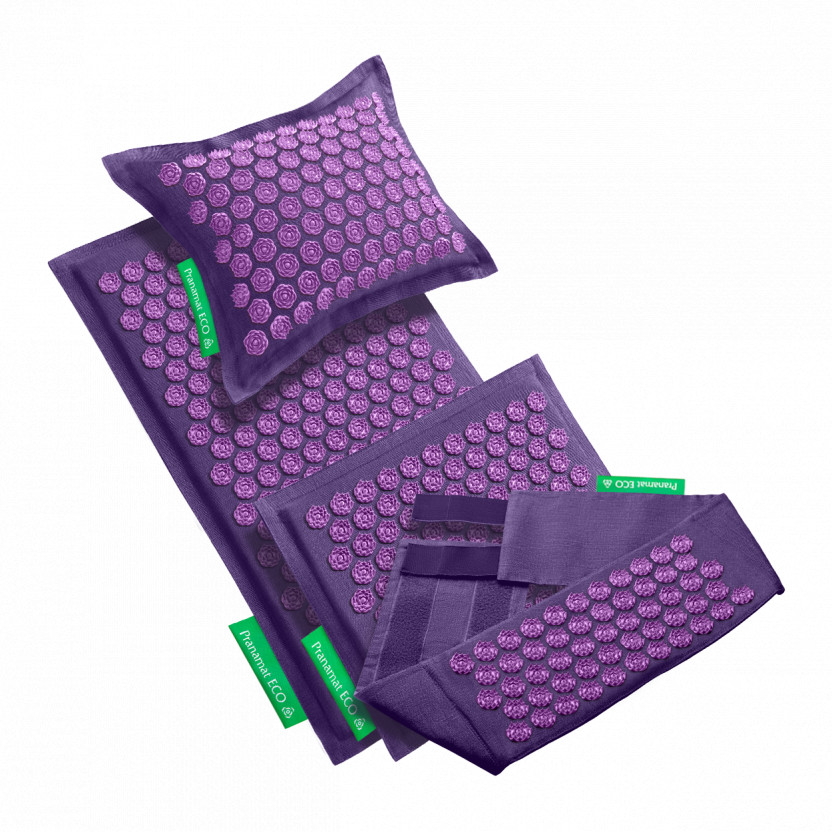Pranamat + PranaPillow +  Mini + PranaBelt (Violet)