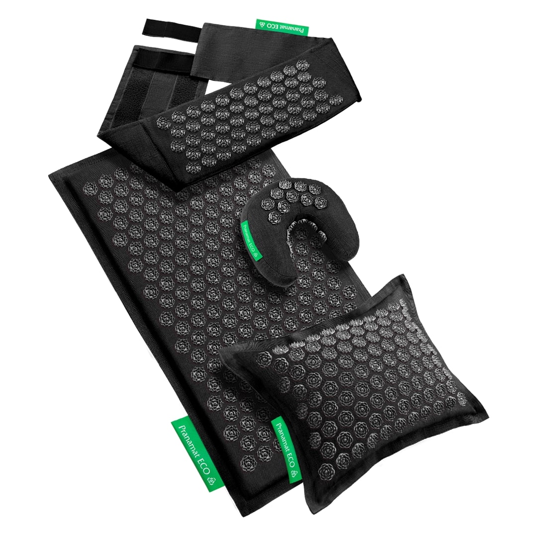 Masážní set Pranamat (Podložka + Polštář + Měsíček + Belt)