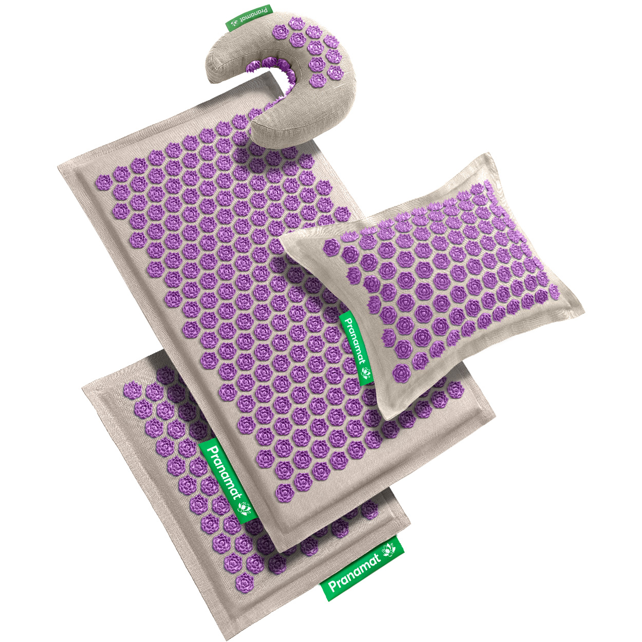 Masážní set Pranamat (Podložka + Polštář + Mini + Měsíček)