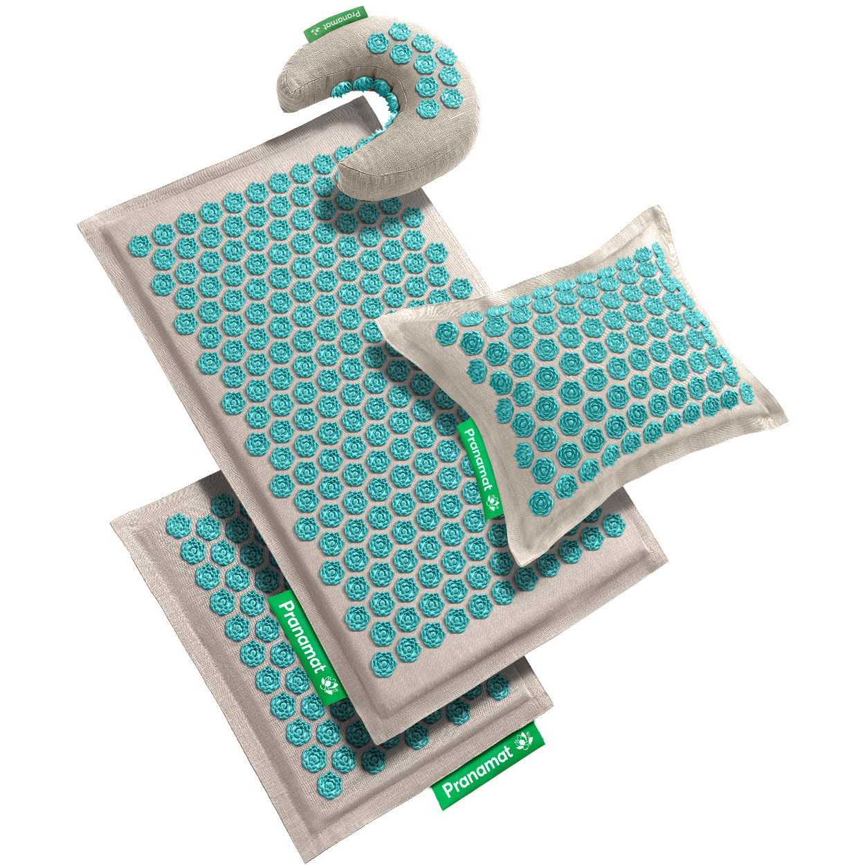 Masážní set Pranamat (Podložka + Polštář + Mini + Měsíček)