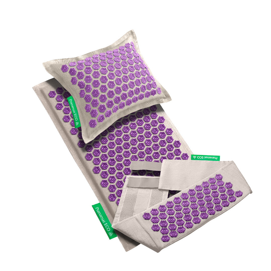 Masážní set Pranamat (Podložka + Polštář + Belt)