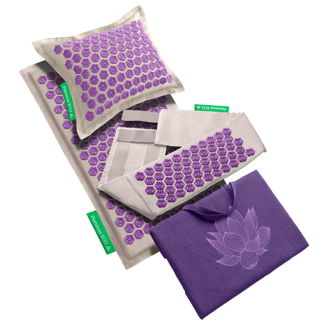 Masážní set Pranamat (Podložka + Polštář + Belt + Taška)