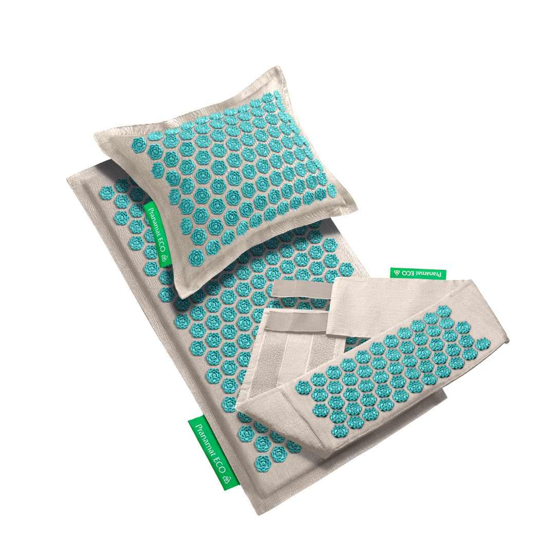 Masážní set Pranamat (Podložka + Polštář + Belt)