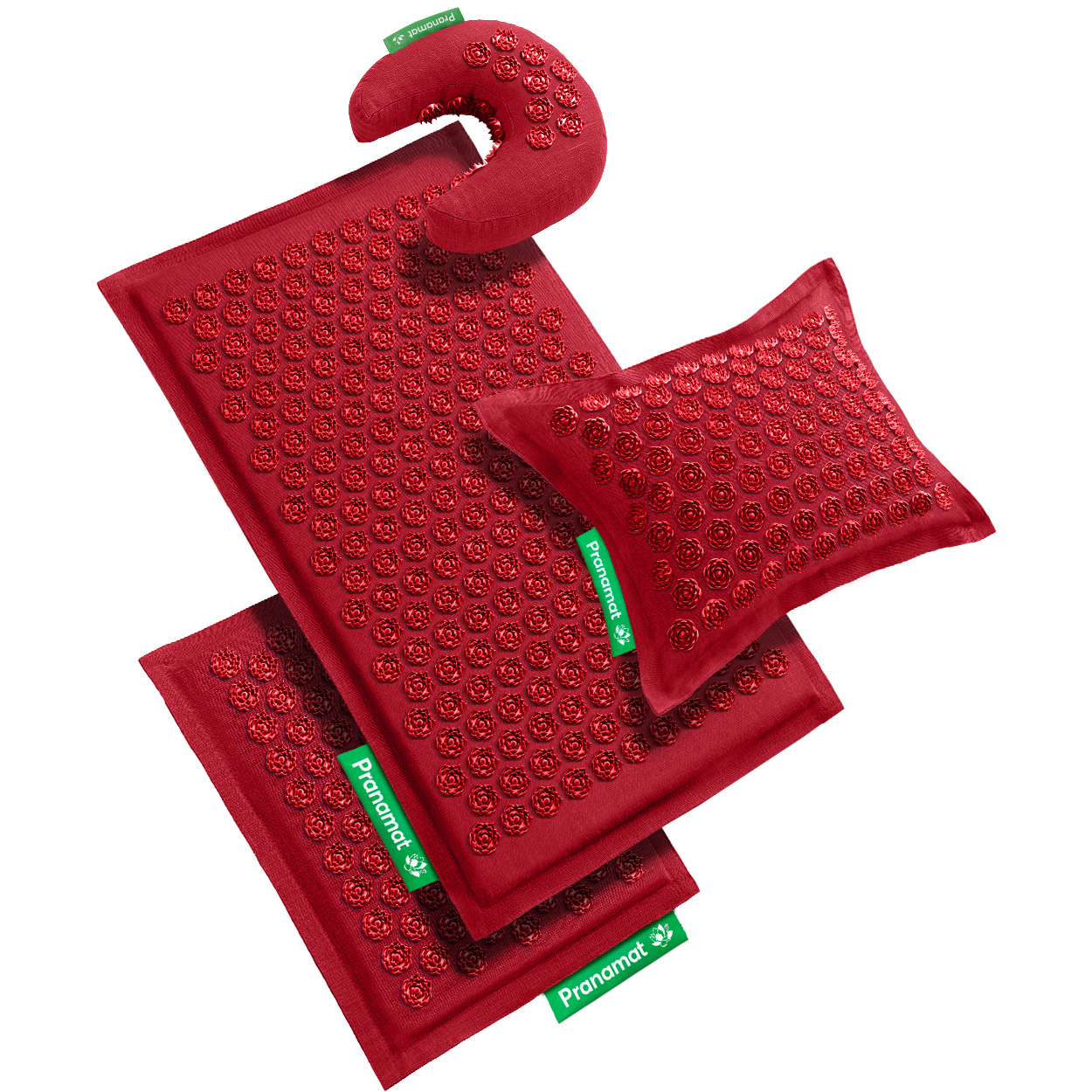 Pranamat + PranaPillow + Mini + Moon (Burgundy)