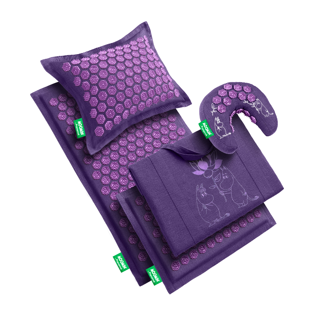 Pranamat + Pillow + Mini + Moon + Bag (Lavender) Moomin